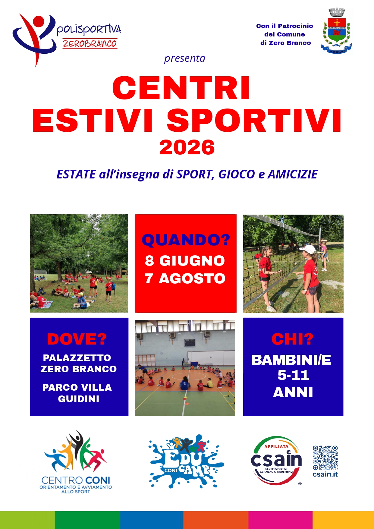 CENTRI SPORTIVI 2026