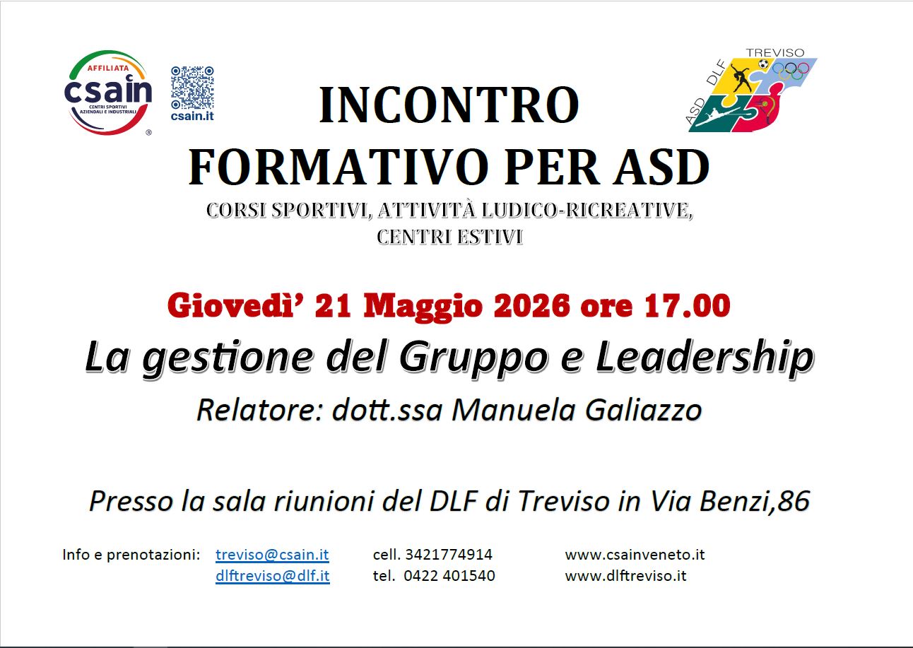 INCONTRO FORMATIVO 2026